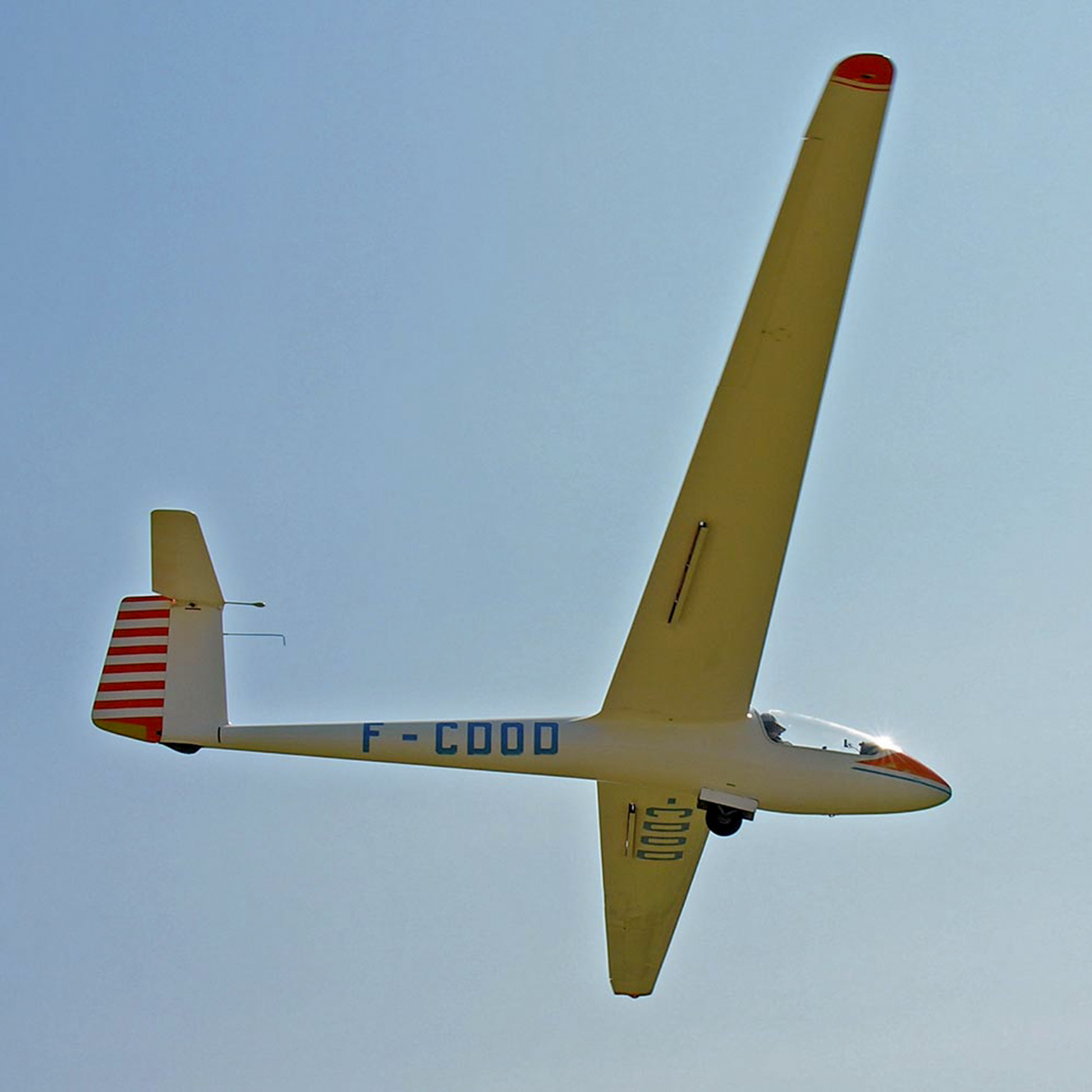 Le vaisseau amiral de la flotte des planeurs des Ailes tourangelles au début des années 80 : le Phoebus F-CDOD